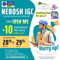 Exciting Offers for NEBOSH IGC Course in Chennai